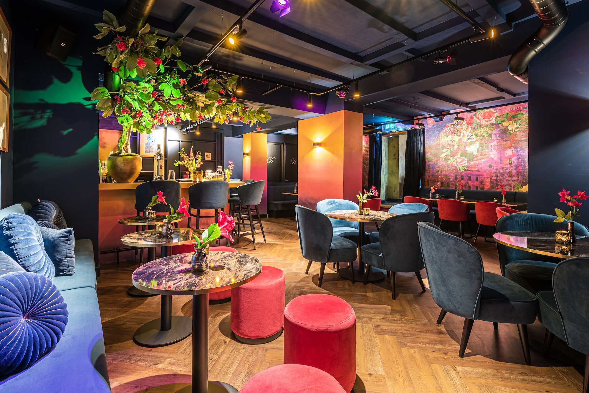 Suite PVC vloer Marmerlook Cocktail Bar