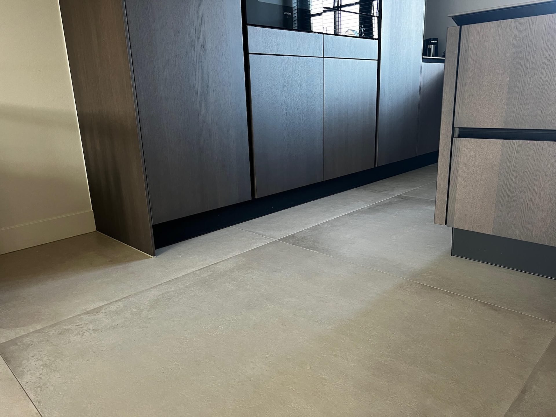 Keuken betonlook tegels 120x120 keramisch