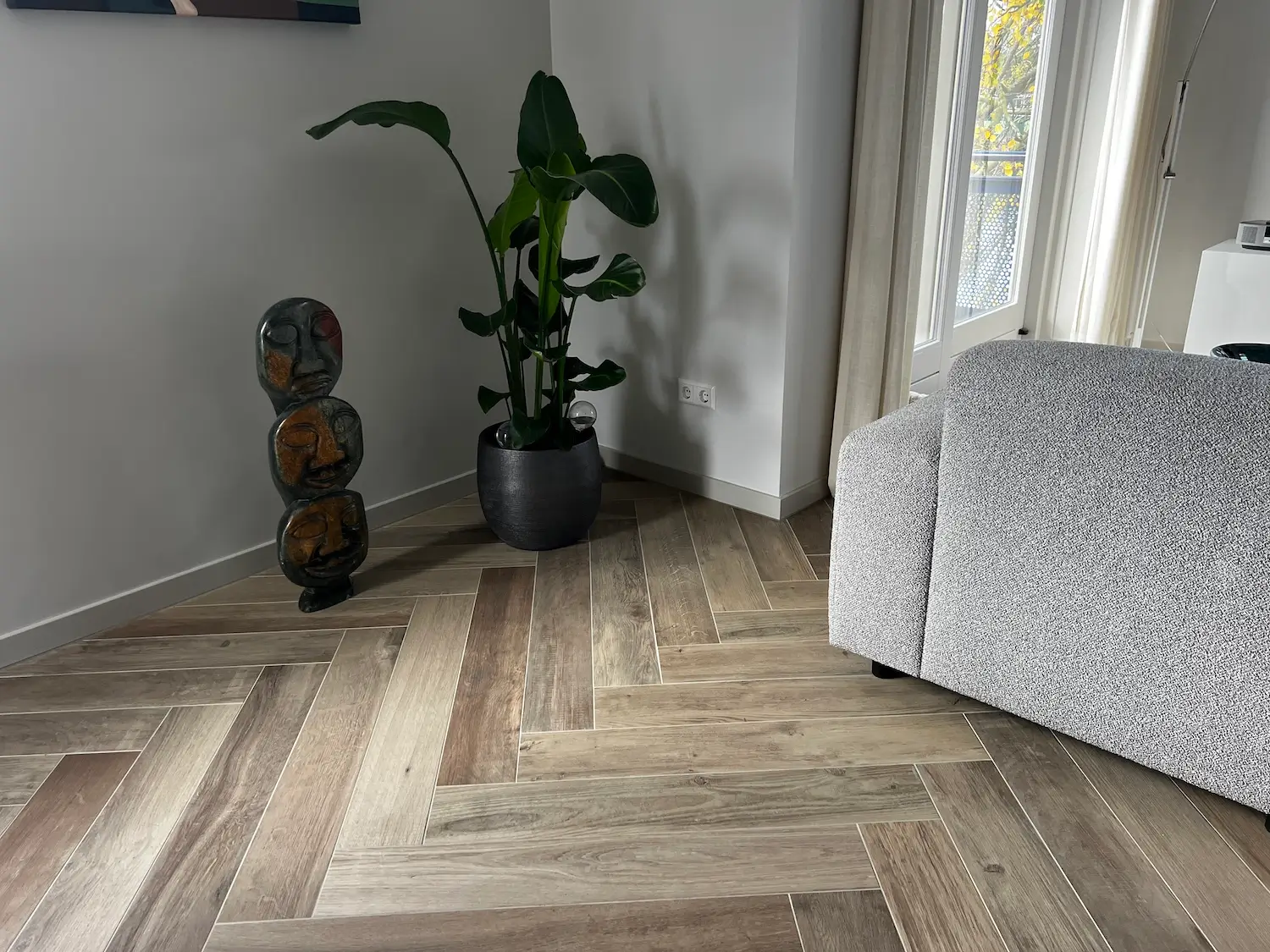 Keramisch parket visgraat vloer Haarlem
